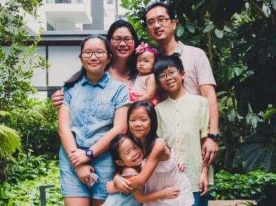 Tracey Or and family