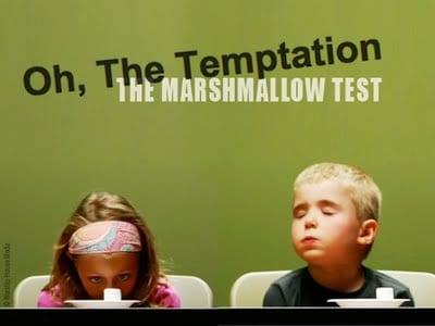 Marshmellow Test - kids
