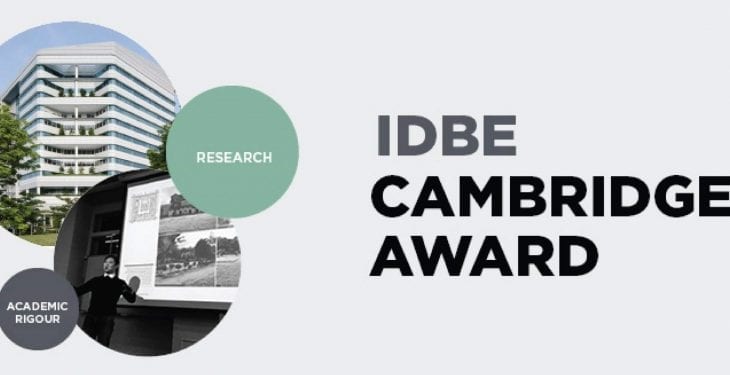 IDBE Cambridge Award