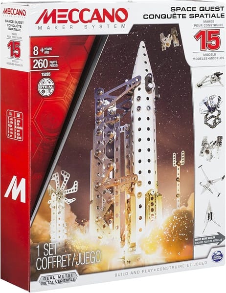 Meccano 15-Model Space Quest Set 1 Meccano Space Quest Set