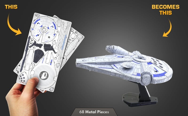 Millennium Falcon 3D Metal Model Kit