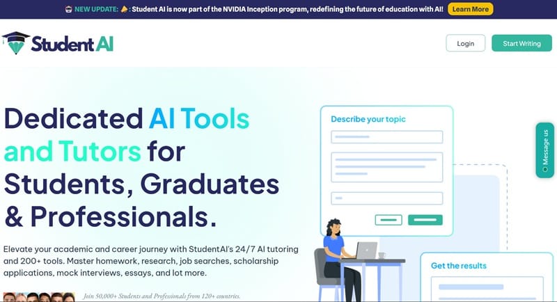 AI tools - StudentAI