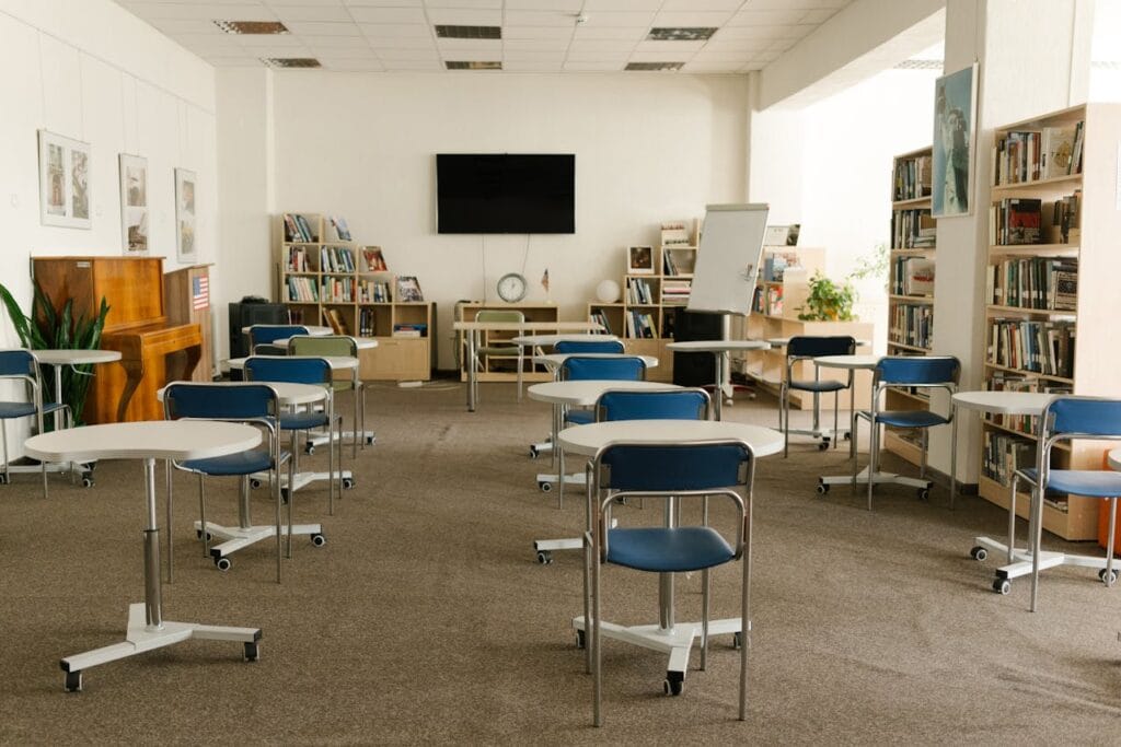 Modern classroom